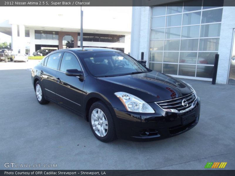 Super Black / Charcoal 2012 Nissan Altima 2.5 S
