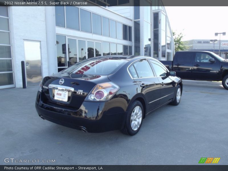 Super Black / Charcoal 2012 Nissan Altima 2.5 S