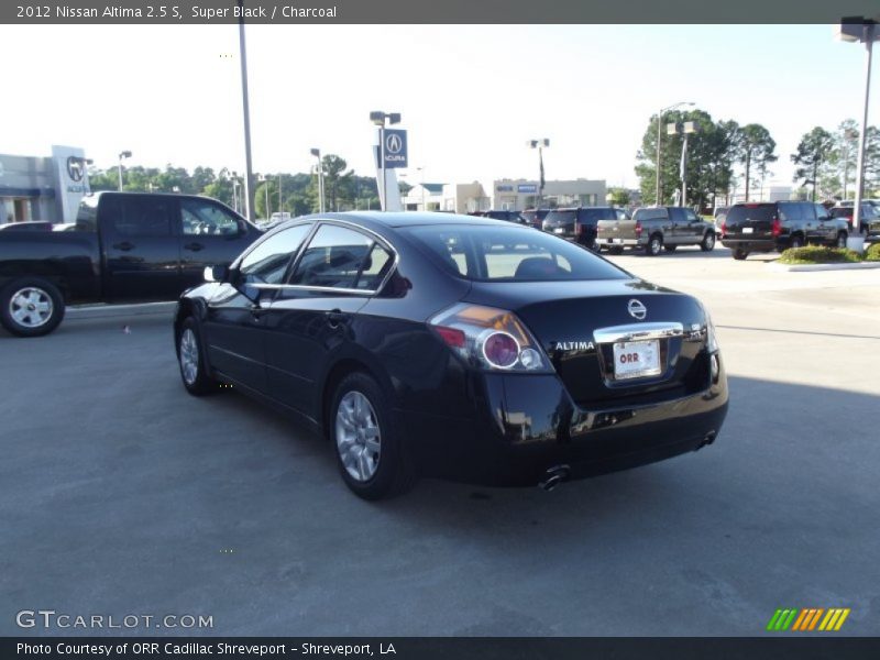 Super Black / Charcoal 2012 Nissan Altima 2.5 S