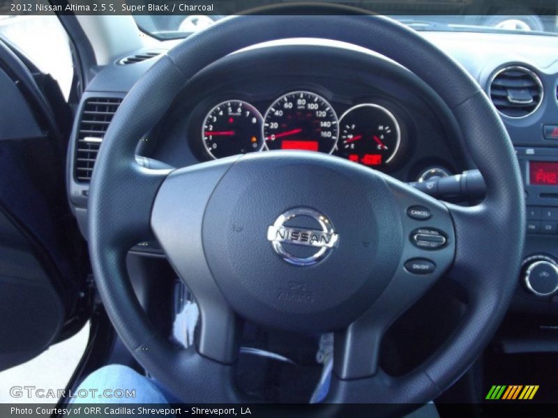Super Black / Charcoal 2012 Nissan Altima 2.5 S