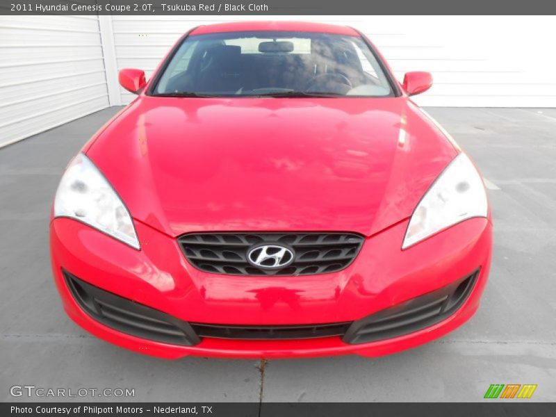 Tsukuba Red / Black Cloth 2011 Hyundai Genesis Coupe 2.0T