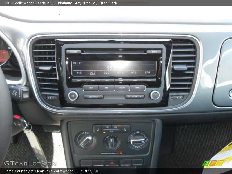 Platinum Gray Metallic / Titan Black 2013 Volkswagen Beetle 2.5L