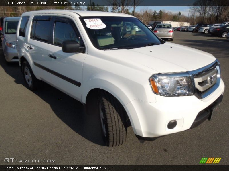 Taffeta White / Gray 2011 Honda Pilot LX 4WD