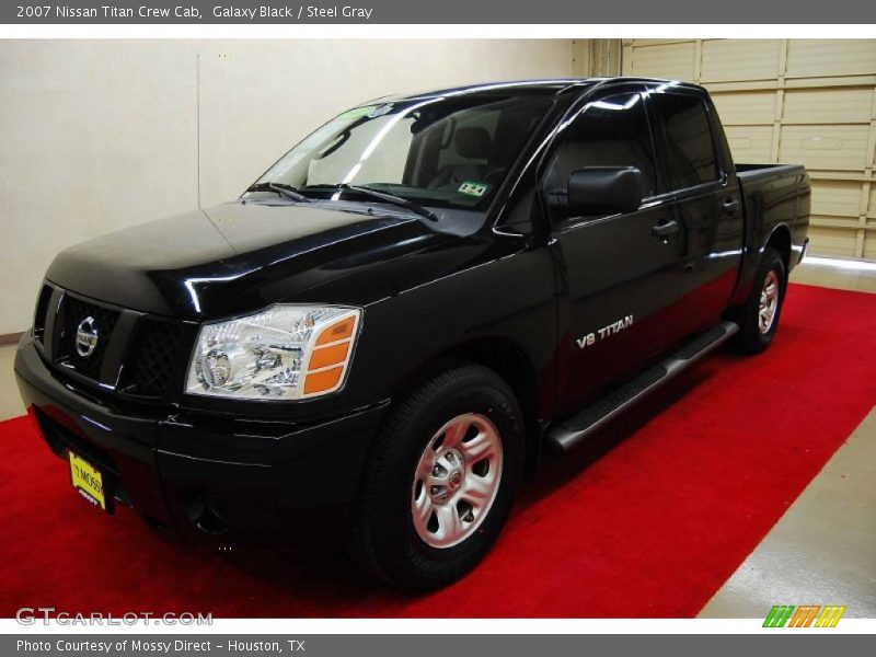 Galaxy Black / Steel Gray 2007 Nissan Titan Crew Cab