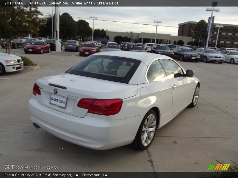 Alpine White / Cream Beige 2013 BMW 3 Series 328i Convertible