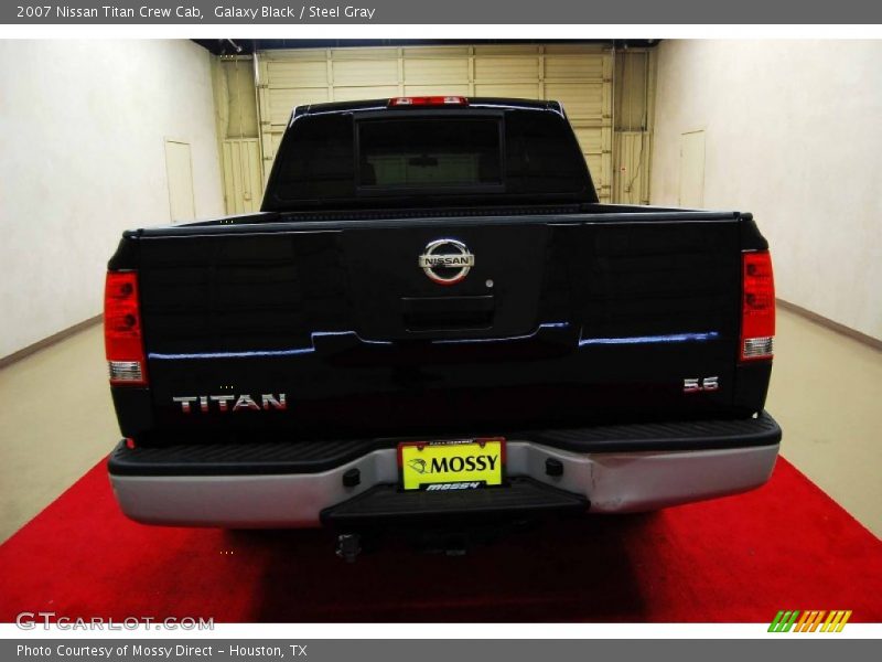 Galaxy Black / Steel Gray 2007 Nissan Titan Crew Cab