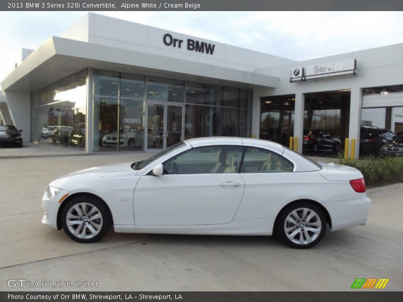 Alpine White / Cream Beige 2013 BMW 3 Series 328i Convertible