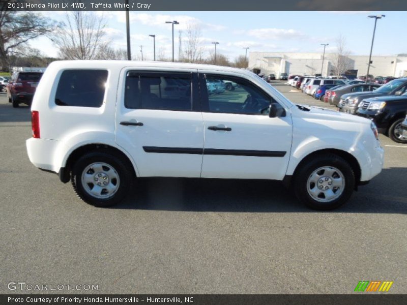 Taffeta White / Gray 2011 Honda Pilot LX 4WD