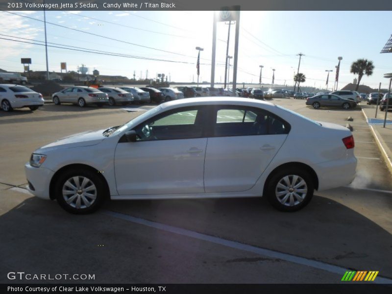 Candy White / Titan Black 2013 Volkswagen Jetta S Sedan