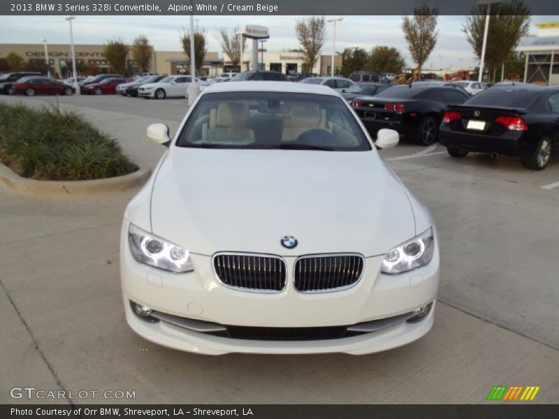 Alpine White / Cream Beige 2013 BMW 3 Series 328i Convertible