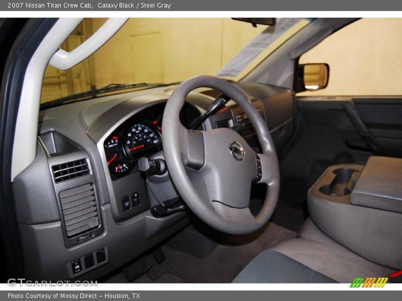 Galaxy Black / Steel Gray 2007 Nissan Titan Crew Cab