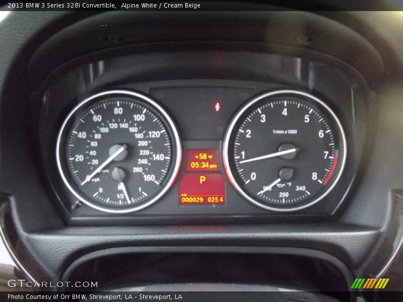  2013 3 Series 328i Convertible 328i Convertible Gauges