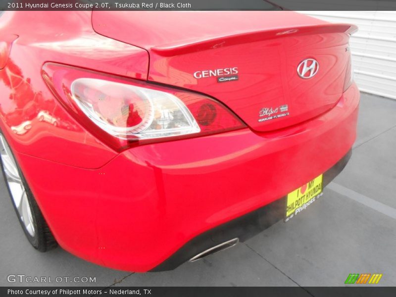 Tsukuba Red / Black Cloth 2011 Hyundai Genesis Coupe 2.0T