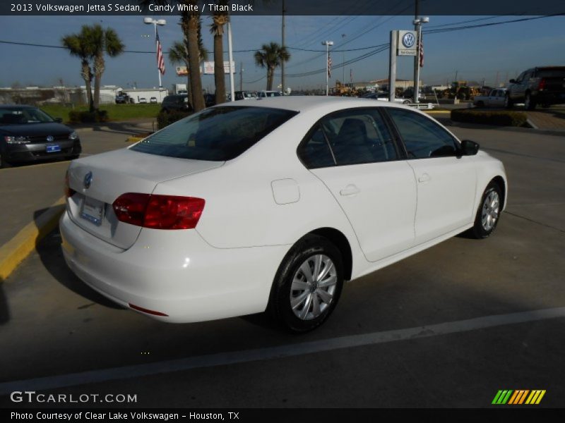 Candy White / Titan Black 2013 Volkswagen Jetta S Sedan