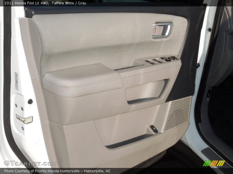 Taffeta White / Gray 2011 Honda Pilot LX 4WD