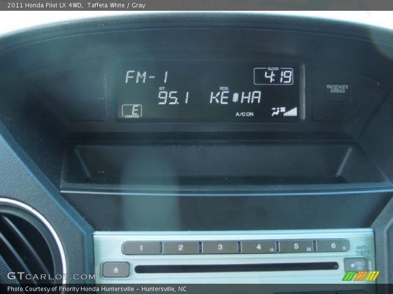 Taffeta White / Gray 2011 Honda Pilot LX 4WD