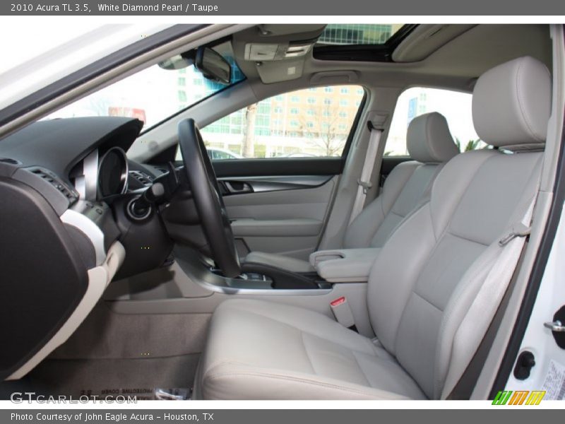 Front Seat of 2010 TL 3.5
