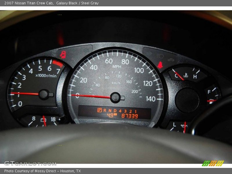 2007 Titan Crew Cab Crew Cab Gauges