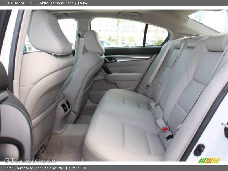 Rear Seat of 2010 TL 3.5