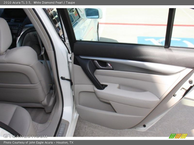 White Diamond Pearl / Taupe 2010 Acura TL 3.5