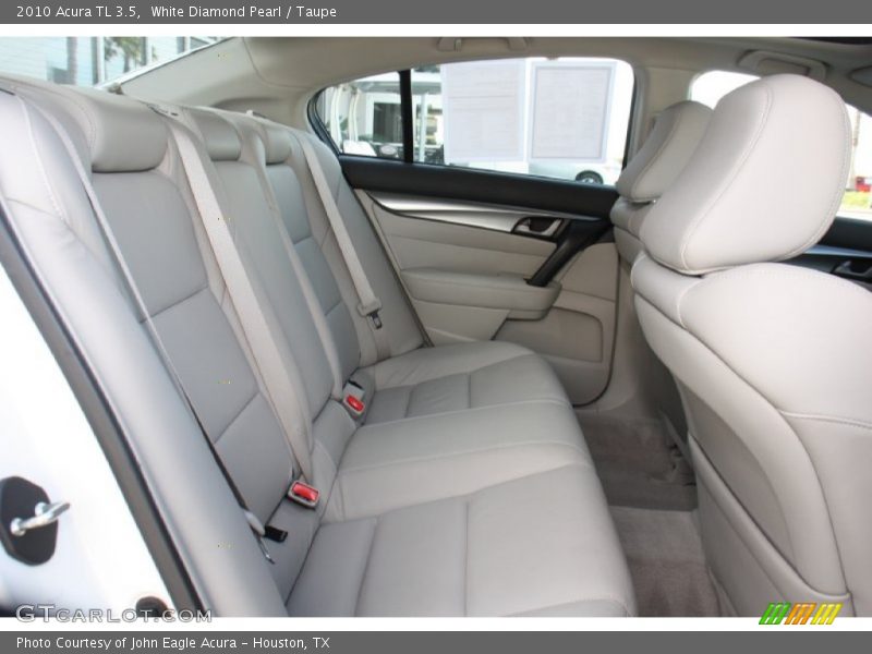White Diamond Pearl / Taupe 2010 Acura TL 3.5