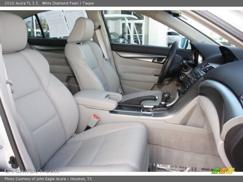 White Diamond Pearl / Taupe 2010 Acura TL 3.5