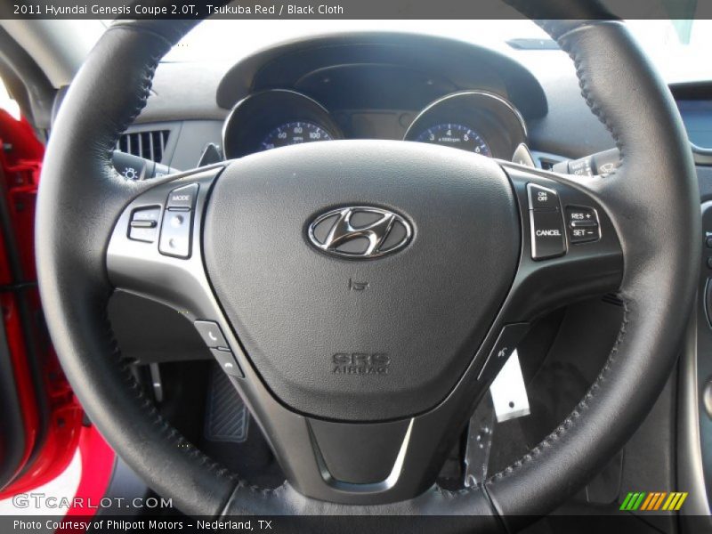 Tsukuba Red / Black Cloth 2011 Hyundai Genesis Coupe 2.0T