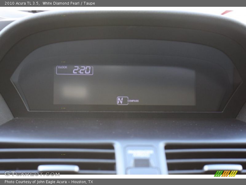 White Diamond Pearl / Taupe 2010 Acura TL 3.5