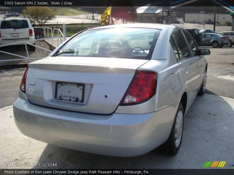 Silver / Gray 2003 Saturn ION 2 Sedan