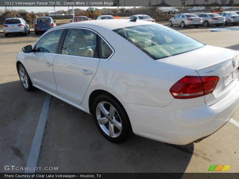 Candy White / Cornsilk Beige 2012 Volkswagen Passat TDI SE