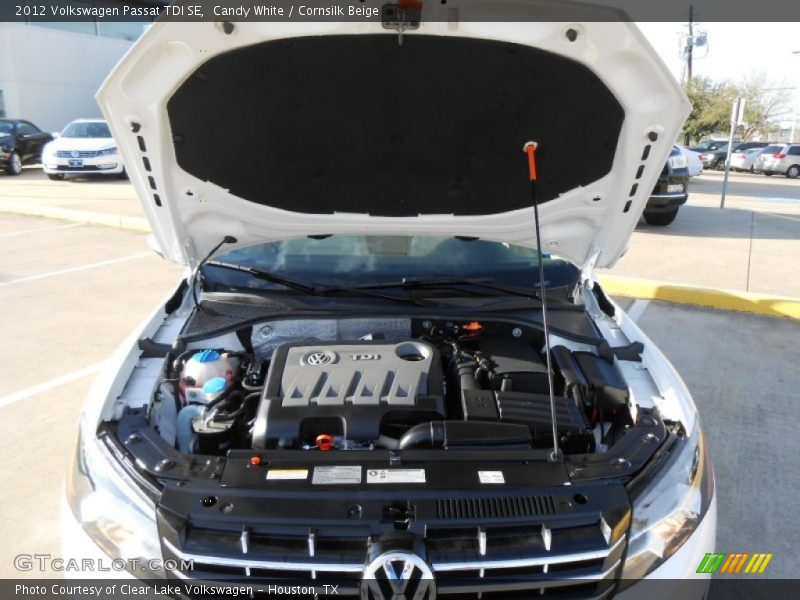 Candy White / Cornsilk Beige 2012 Volkswagen Passat TDI SE