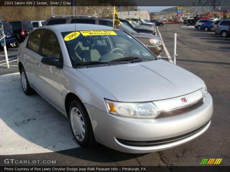 Silver / Gray 2003 Saturn ION 2 Sedan