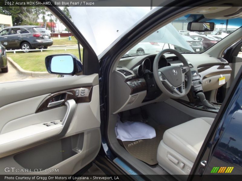 Bali Blue Pearl / Taupe 2012 Acura MDX SH-AWD