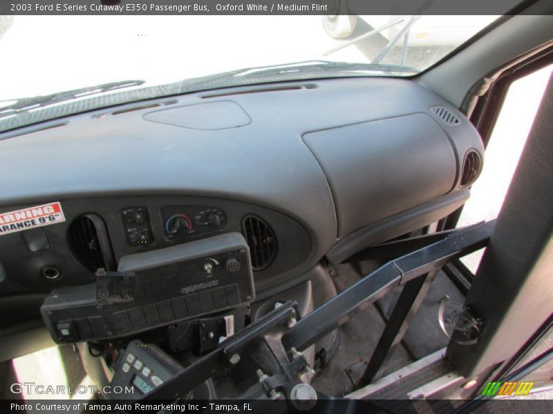 Oxford White / Medium Flint 2003 Ford E Series Cutaway E350 Passenger Bus