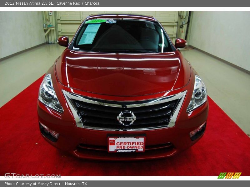 Cayenne Red / Charcoal 2013 Nissan Altima 2.5 SL