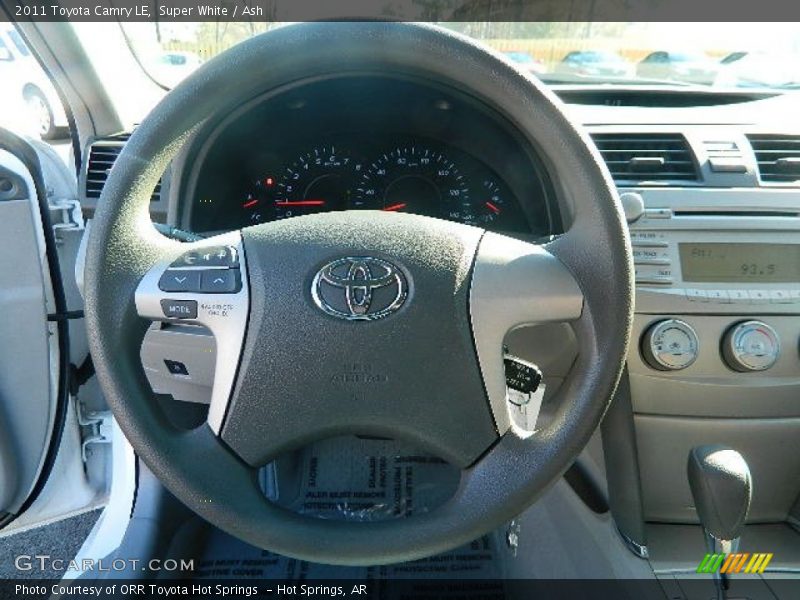 Super White / Ash 2011 Toyota Camry LE