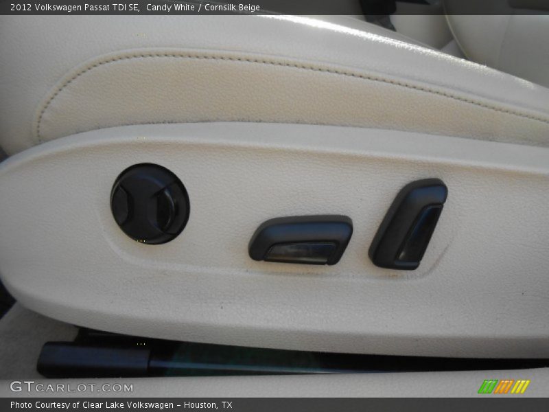 Candy White / Cornsilk Beige 2012 Volkswagen Passat TDI SE