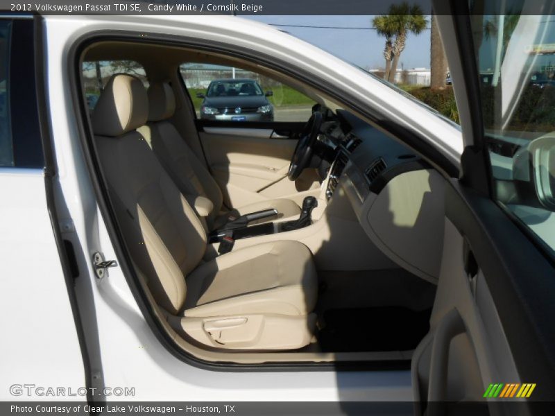 Candy White / Cornsilk Beige 2012 Volkswagen Passat TDI SE