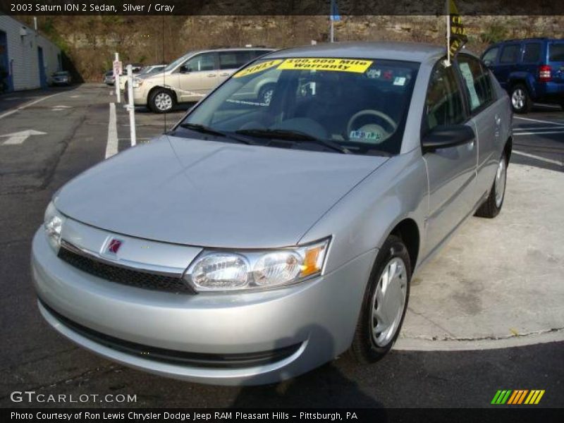 Silver / Gray 2003 Saturn ION 2 Sedan