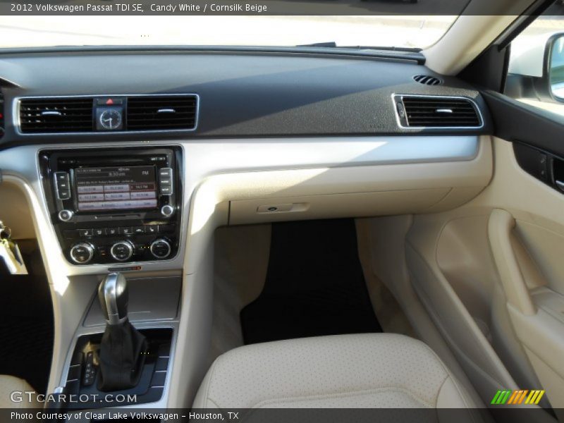Candy White / Cornsilk Beige 2012 Volkswagen Passat TDI SE