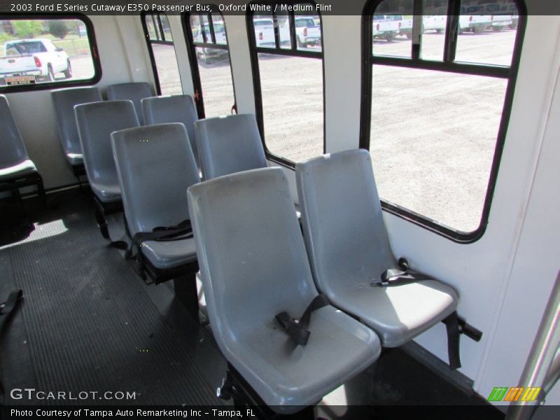 Oxford White / Medium Flint 2003 Ford E Series Cutaway E350 Passenger Bus