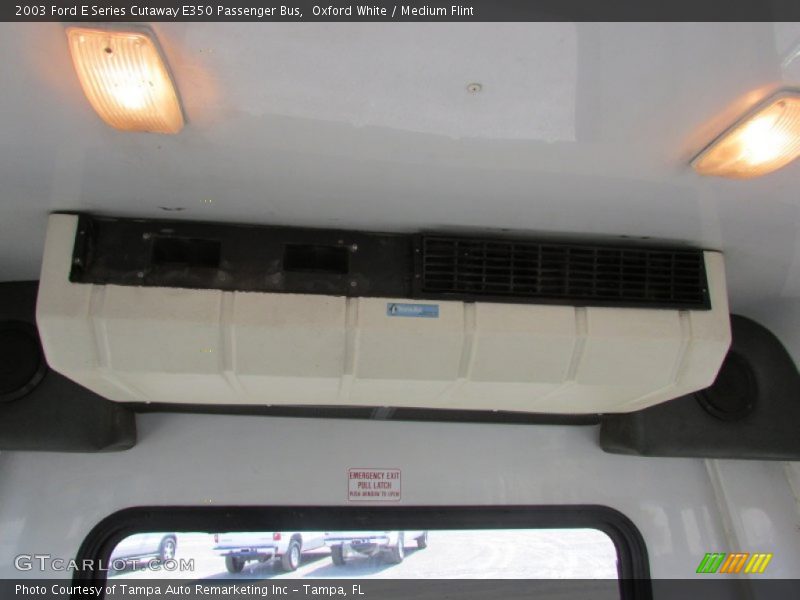 Oxford White / Medium Flint 2003 Ford E Series Cutaway E350 Passenger Bus