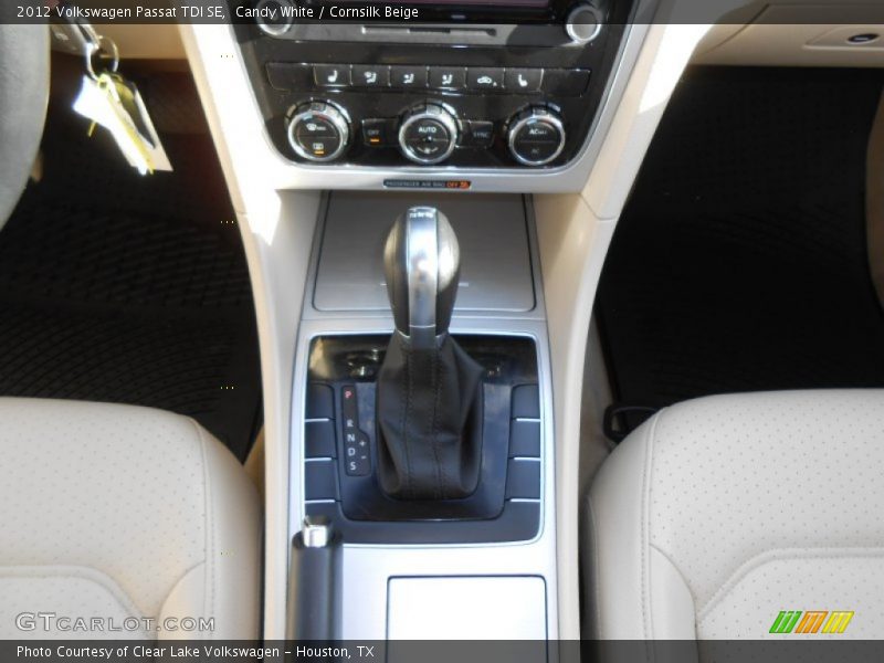Candy White / Cornsilk Beige 2012 Volkswagen Passat TDI SE