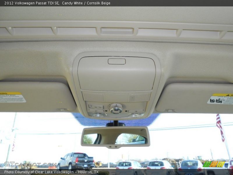 Candy White / Cornsilk Beige 2012 Volkswagen Passat TDI SE