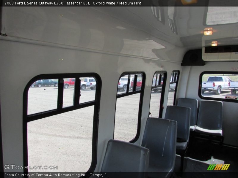 Oxford White / Medium Flint 2003 Ford E Series Cutaway E350 Passenger Bus