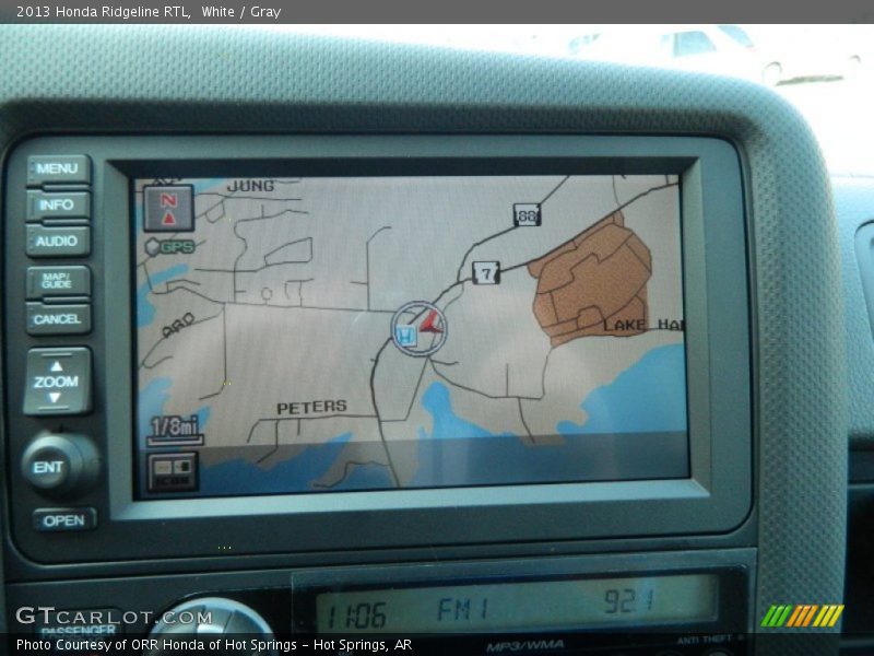Navigation of 2013 Ridgeline RTL