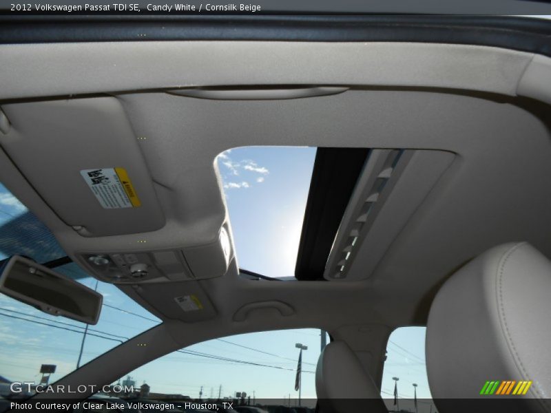 Candy White / Cornsilk Beige 2012 Volkswagen Passat TDI SE