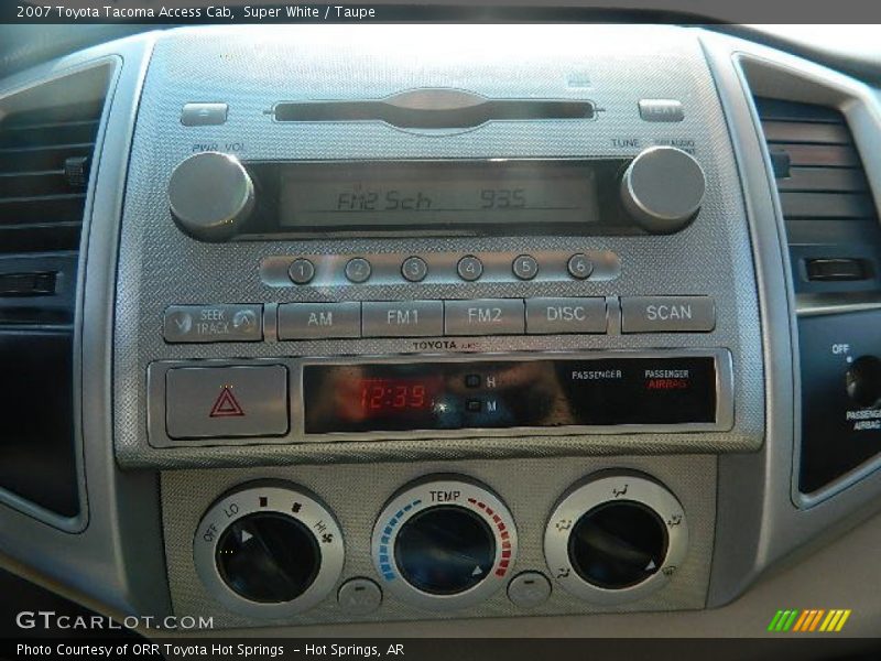 Audio System of 2007 Tacoma Access Cab