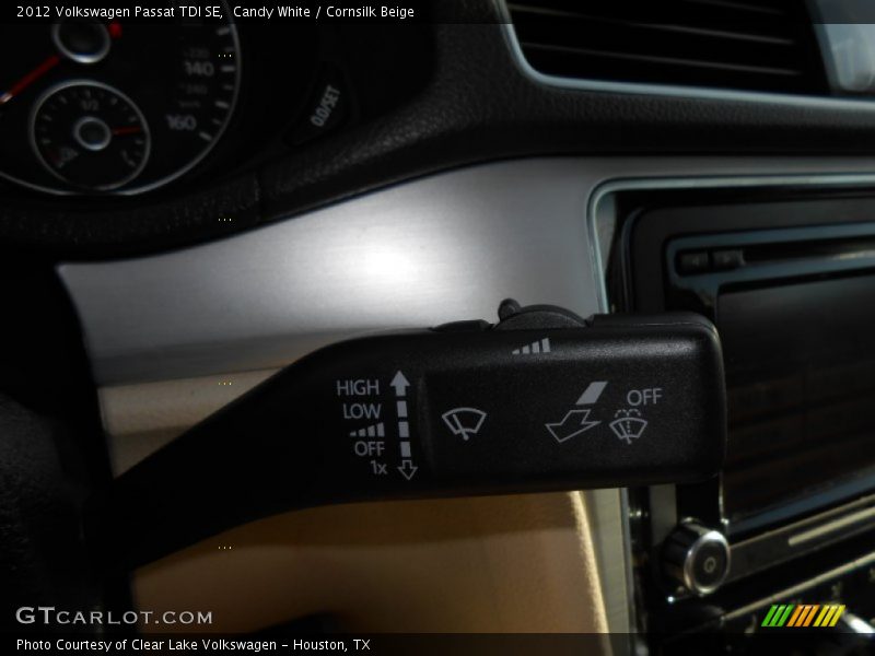 Candy White / Cornsilk Beige 2012 Volkswagen Passat TDI SE
