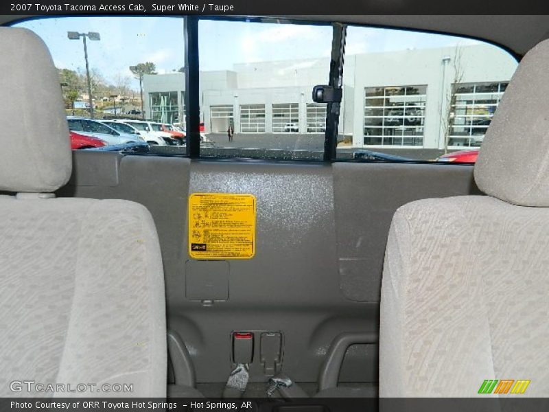 Super White / Taupe 2007 Toyota Tacoma Access Cab
